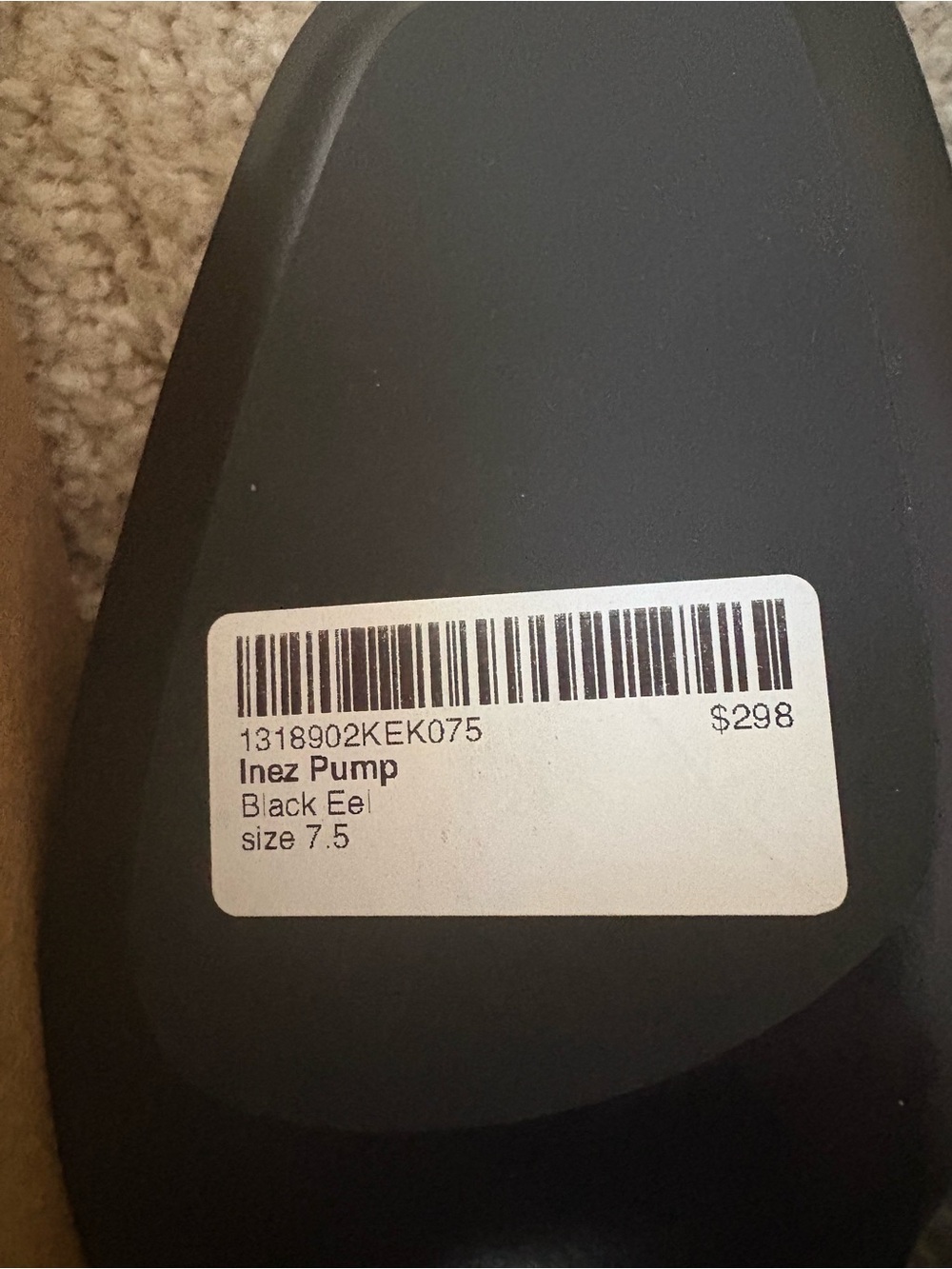 NWT Reformation Inez Pump Black Eel - Picture 5 of 5